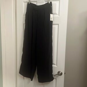 Target A New Day Women’s High Rise Wide Leg  Fluid Pants, black, size 10